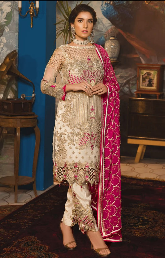 Luxury Chiffon dress - 3 Piece  (Ready to Ship)