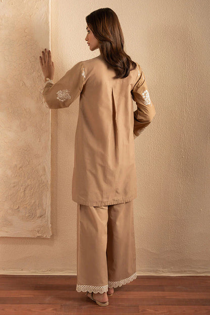 SANDY BROWN-2PC (SHIRT & TROUSER)
