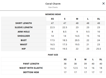 3 Piece Luxury Suit - Coral Charm