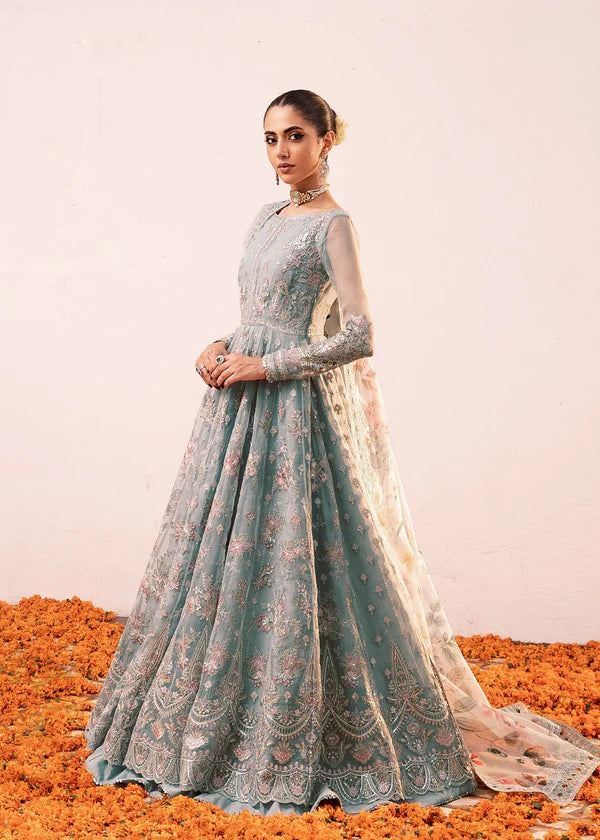 ICE BLUE EMBELLISHED DRESS - ELLIE