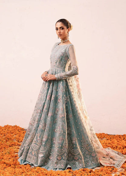 ICE BLUE EMBELLISHED DRESS - ELLIE