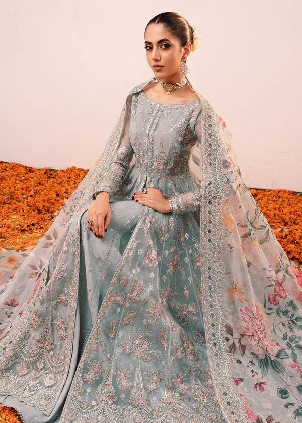 ICE BLUE EMBELLISHED DRESS - ELLIE