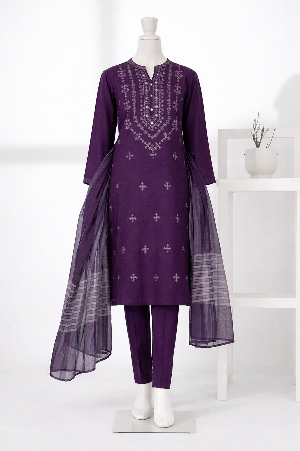 Limelight 3pc Embroidered Lawn - Ready To Ship