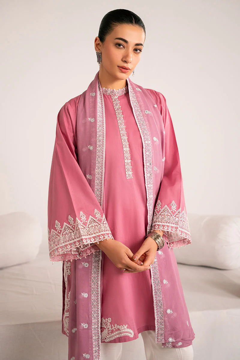 VINTAGE BLUSH-2PC (SHIRT & DUPATTA)