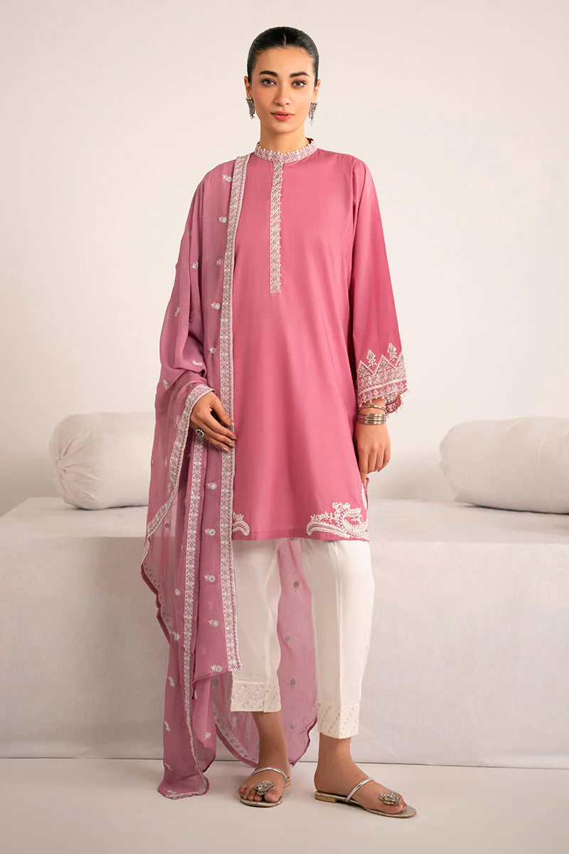 VINTAGE BLUSH-2PC (SHIRT & DUPATTA)