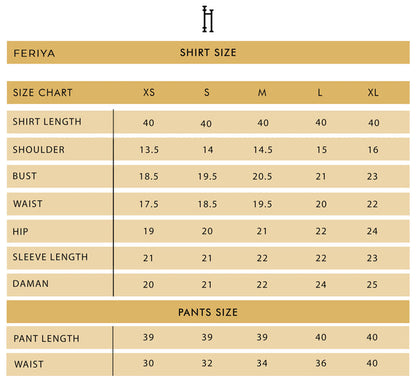 3pc Luxury Silk Pret - 3pc