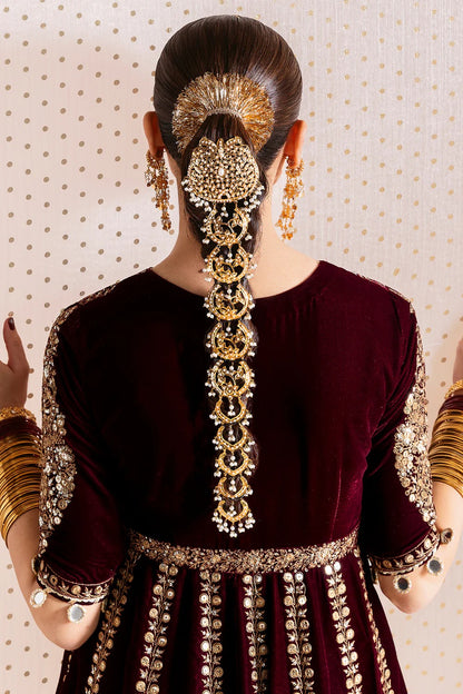 Embroidered Velvet Formal  D-12