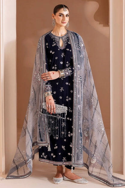 Embroidered Velvet Formal  D-03