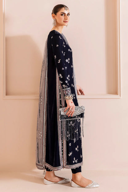 Embroidered Velvet Formal  D-03