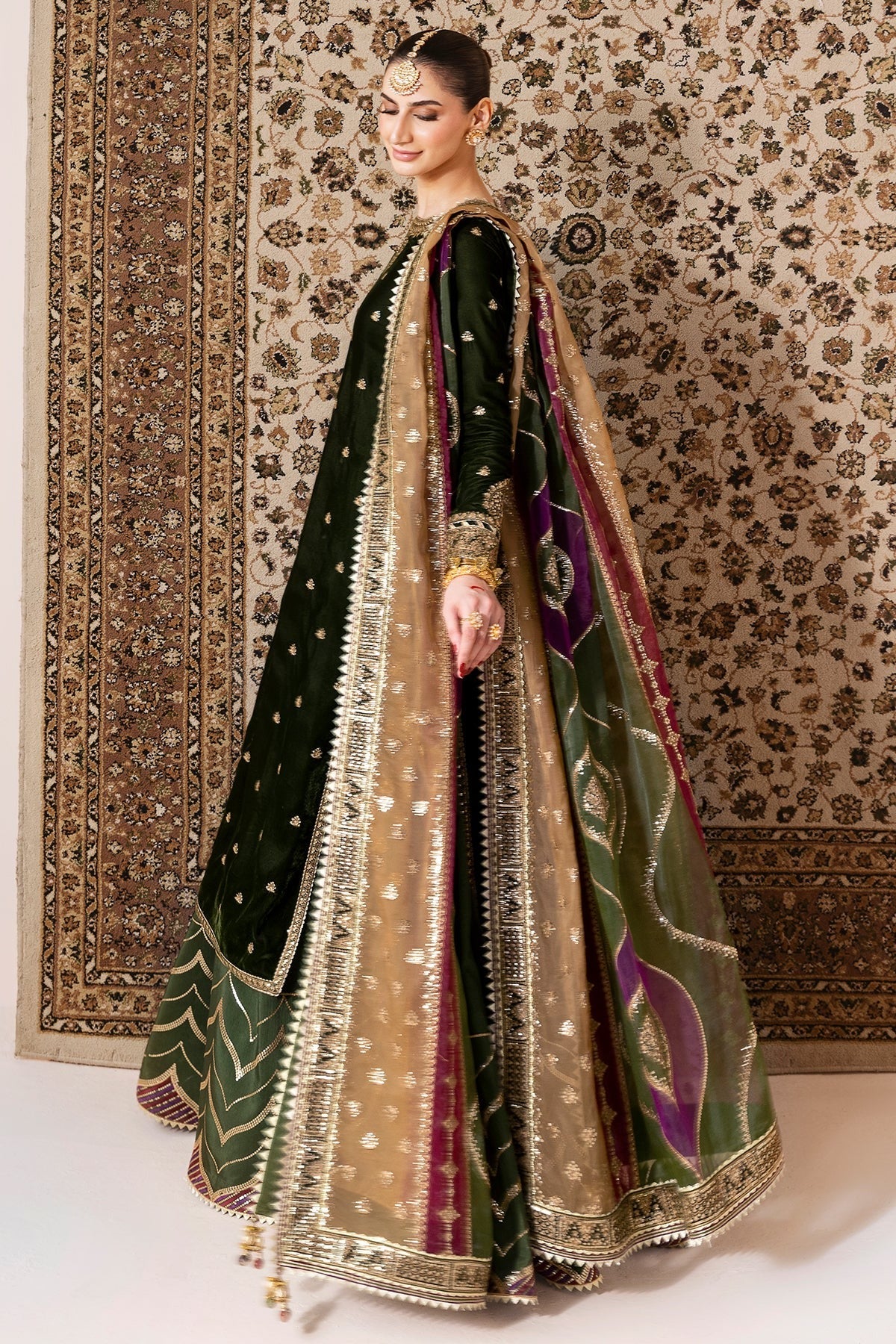 Embroidered Velvet Formal  D-09