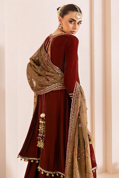 Embroidered Velvet Formal  D-07