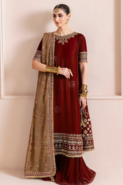 Embroidered Velvet Formal  D-13