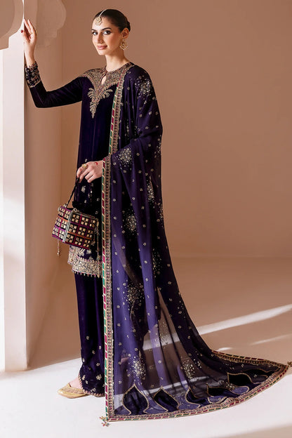 Embroidered Velvet Formal  D-08