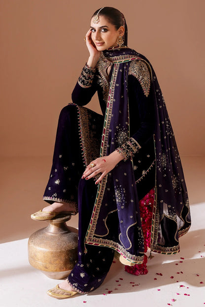 Embroidered Velvet Formal  D-08