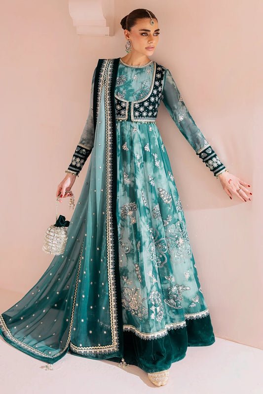 Embroidered Velvet Formal  D-06