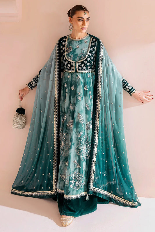 Embroidered Velvet Formal  D-06