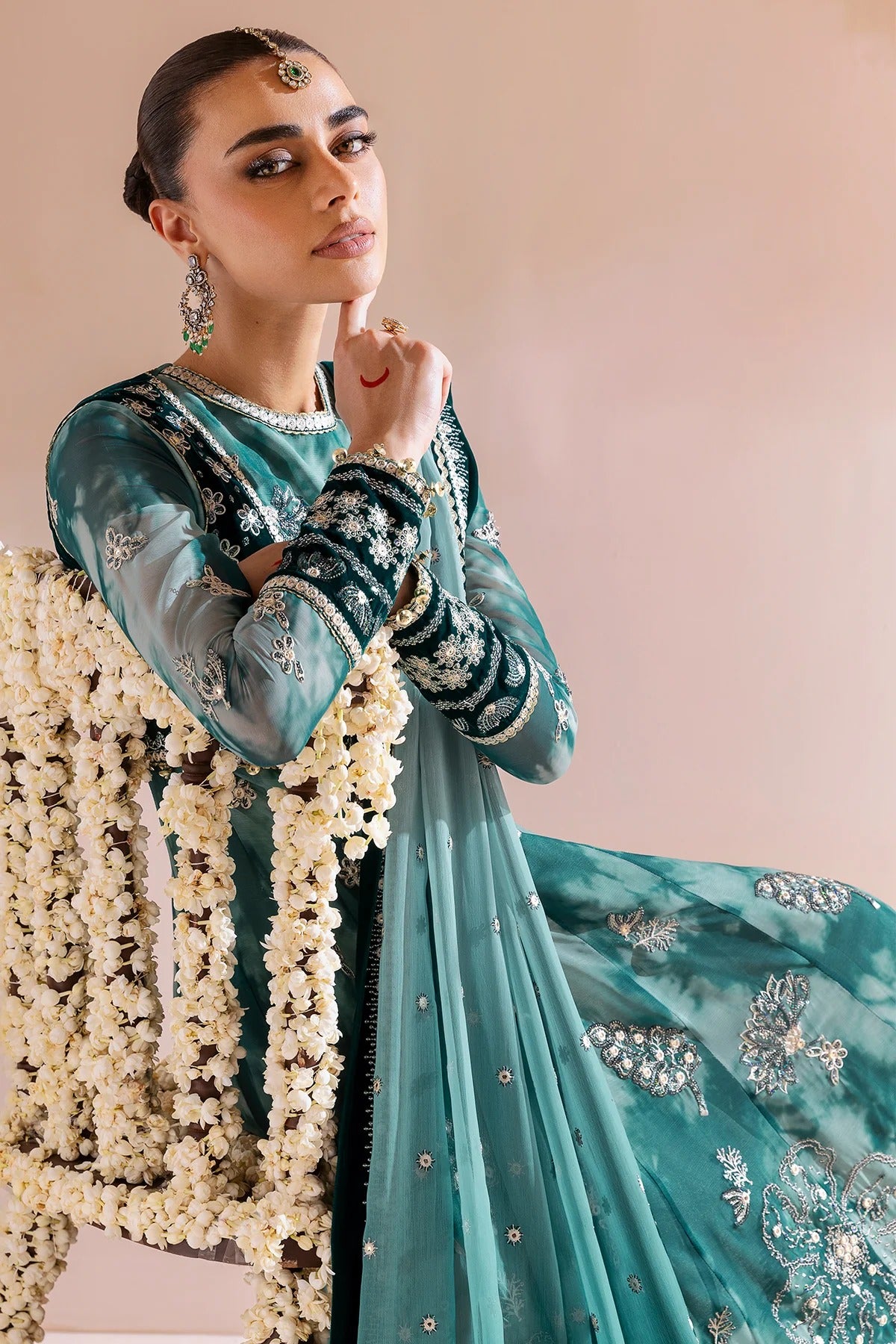 Embroidered Velvet Formal  D-06
