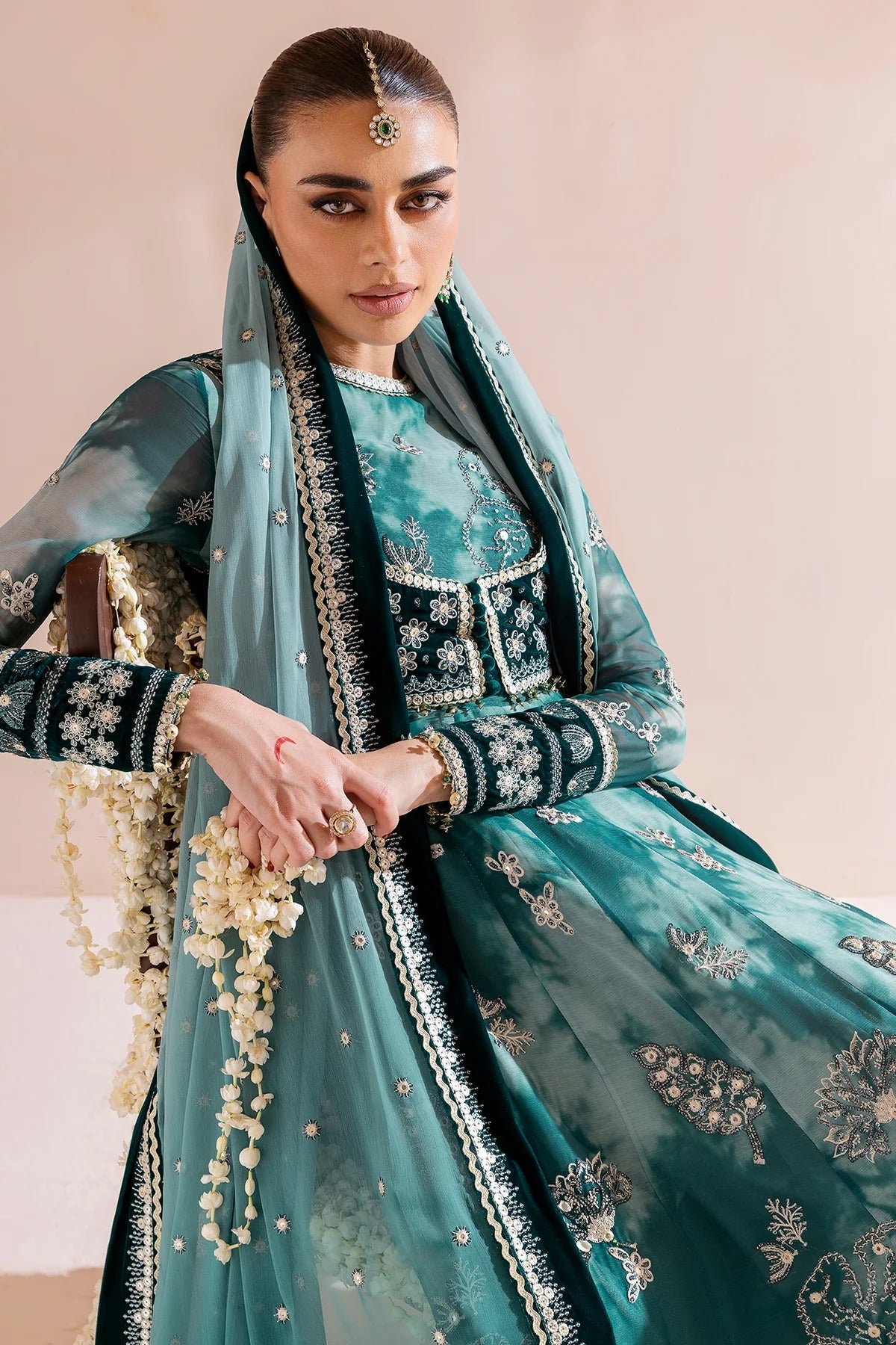 Embroidered Velvet Formal  D-06