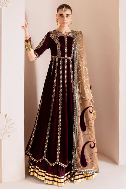 Embroidered Velvet Formal  D-12