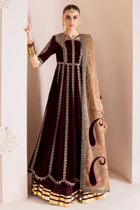Embroidered Velvet Formal  D-12