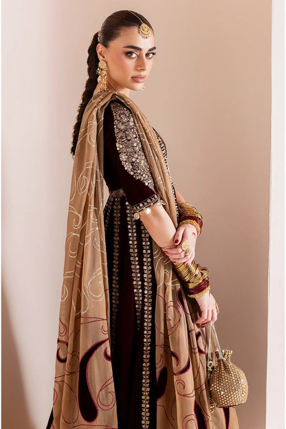 Embroidered Velvet Formal  D-12