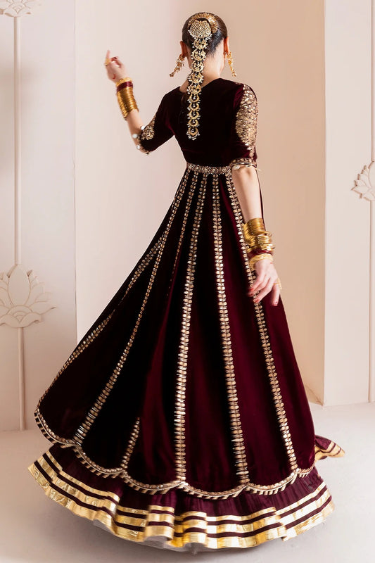 Embroidered Velvet Formal  D-12