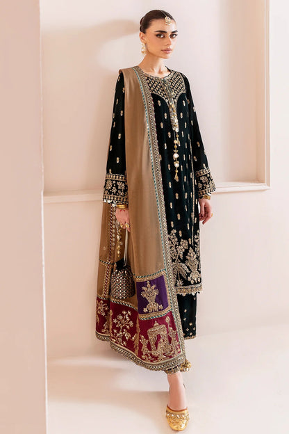 Embroidered Velvet Formal  D-01