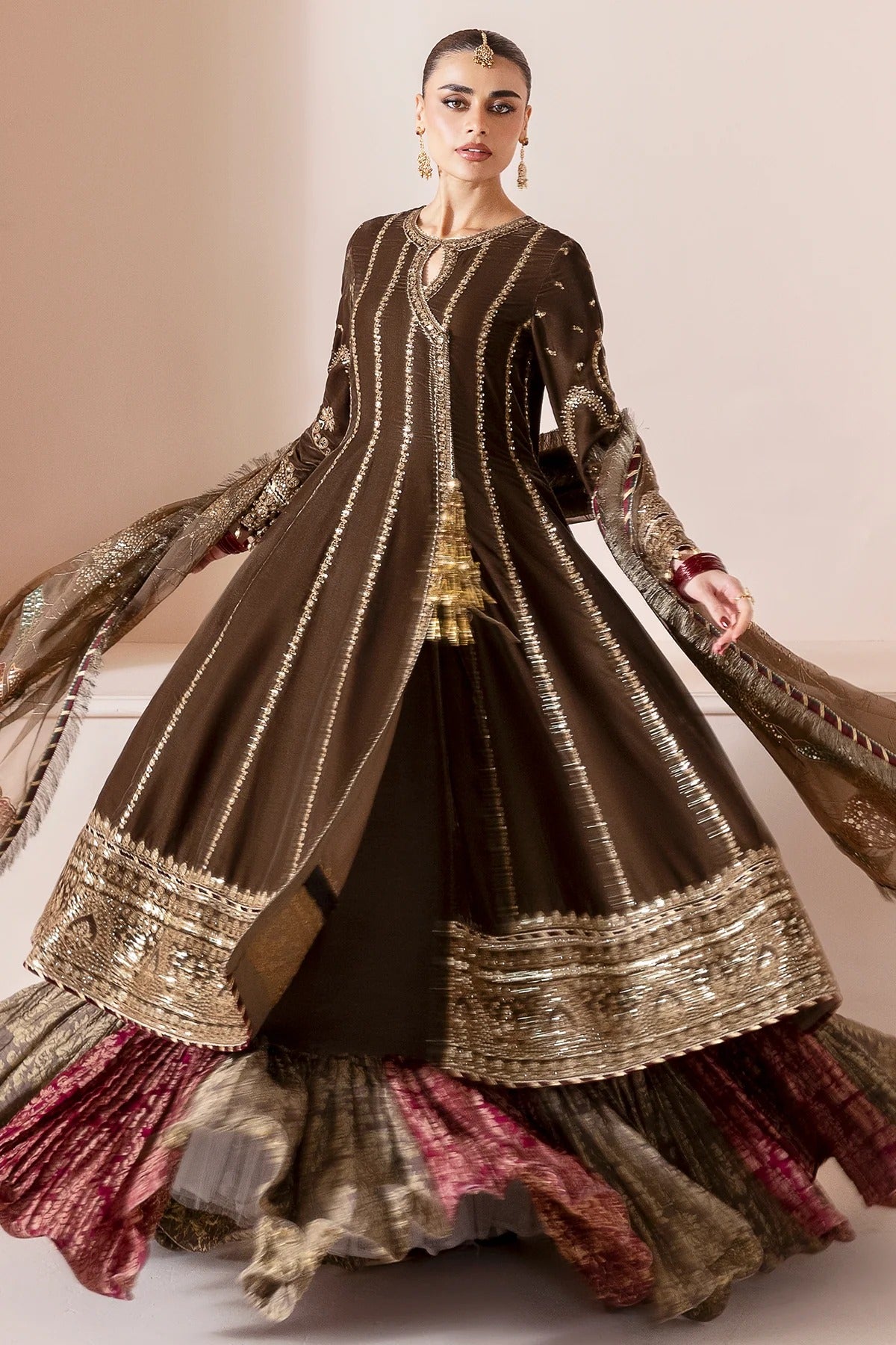 Embroidered Velvet Formal  D-04