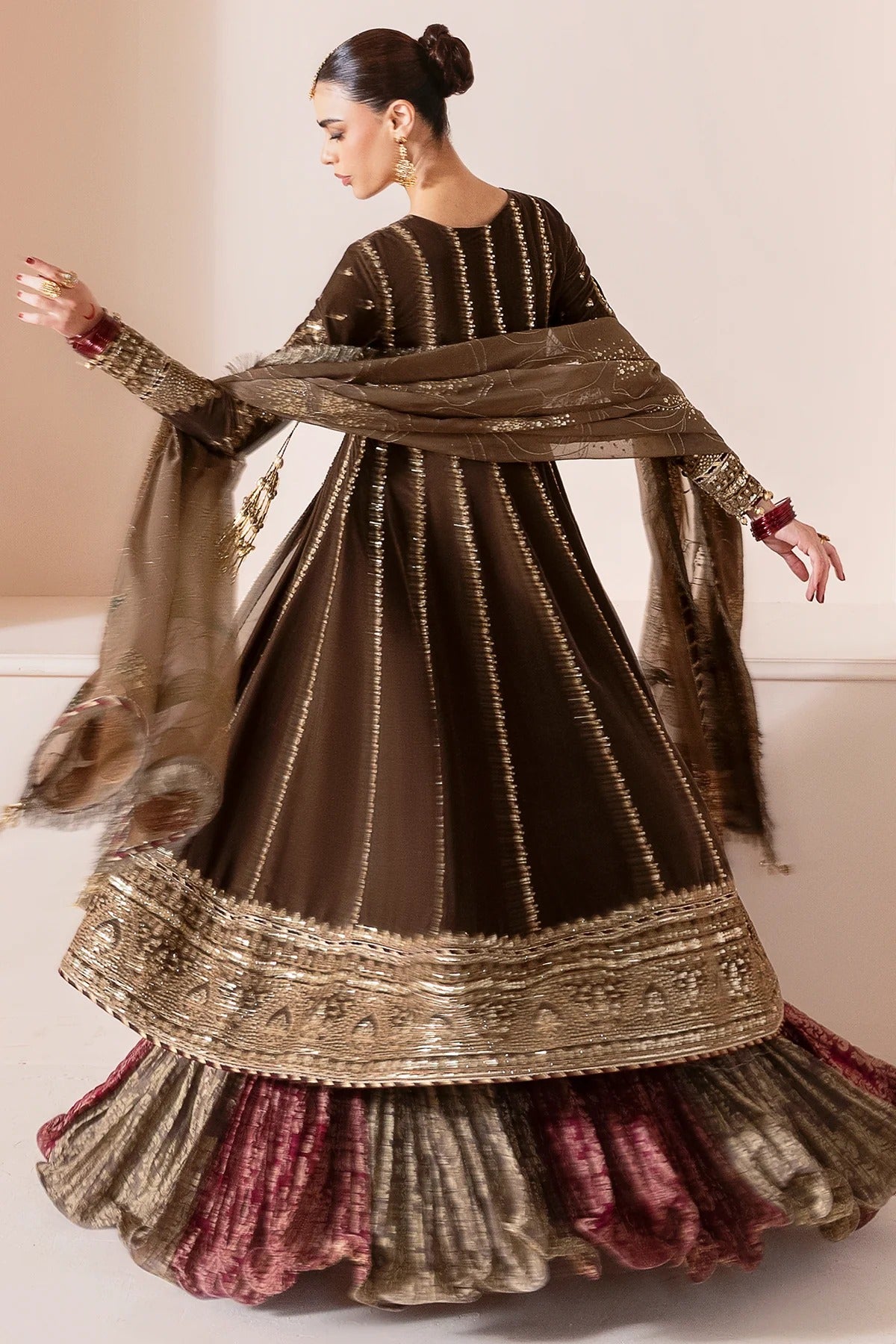 Embroidered Velvet Formal  D-04