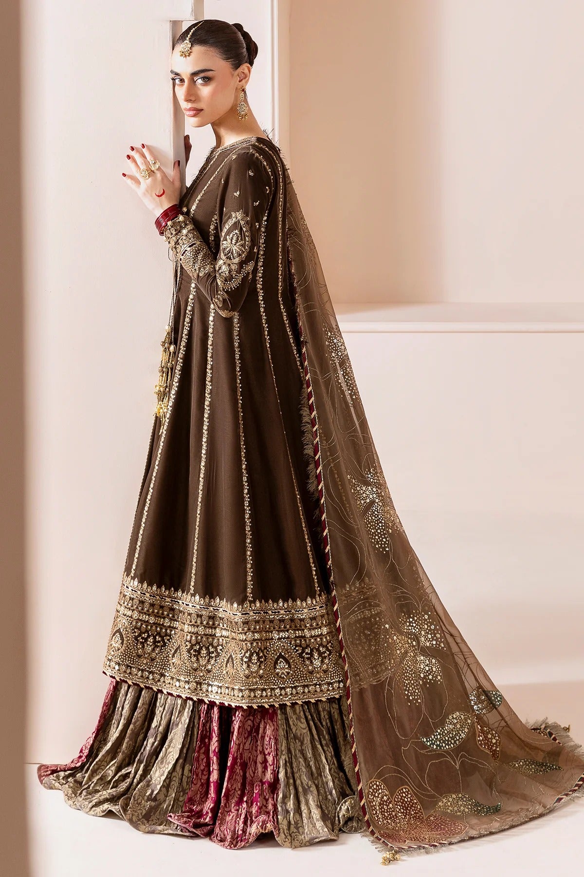 Embroidered Velvet Formal  D-04