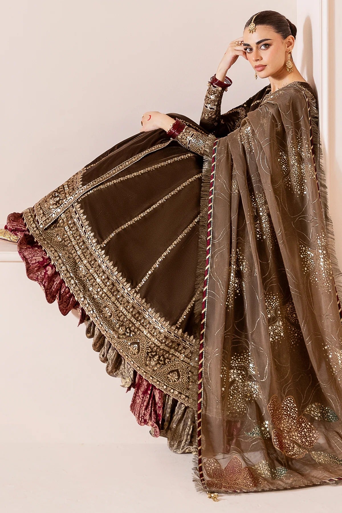 Embroidered Velvet Formal  D-04