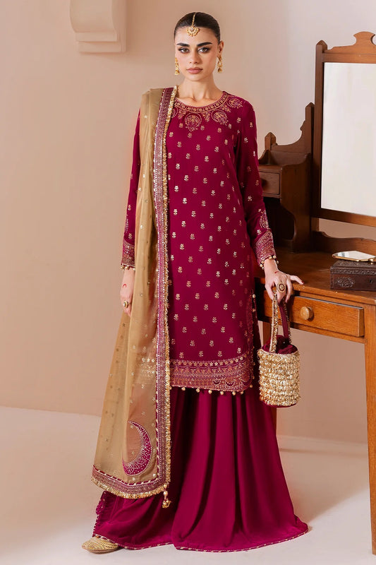 Embroidered Velvet Formal  D-11