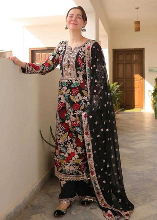 3 Piece Set With Potli - Mehnaz