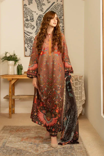 Printed Poly Cambric Set - Sunlit Grace