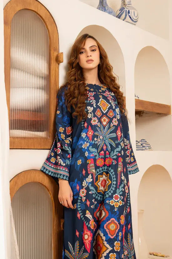 Printed Poly Cambric Set - Serenade