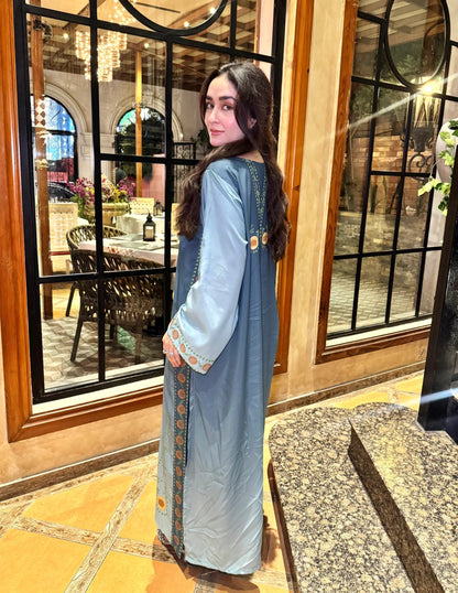 BLUE OMBRE KAFTAN | 2-Piece