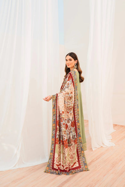 Embroidered Frock Set - Cameo