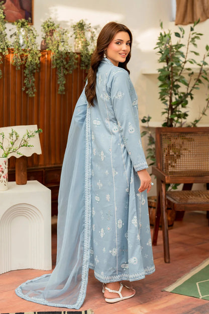 Embroidered Frock Set - Prism