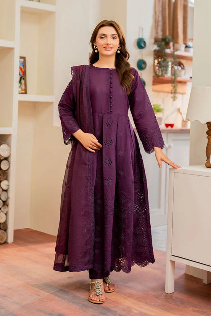 Embroidered Frock Set - Flux
