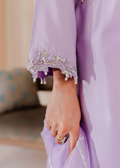 Lilac Silk Suit - IRENE