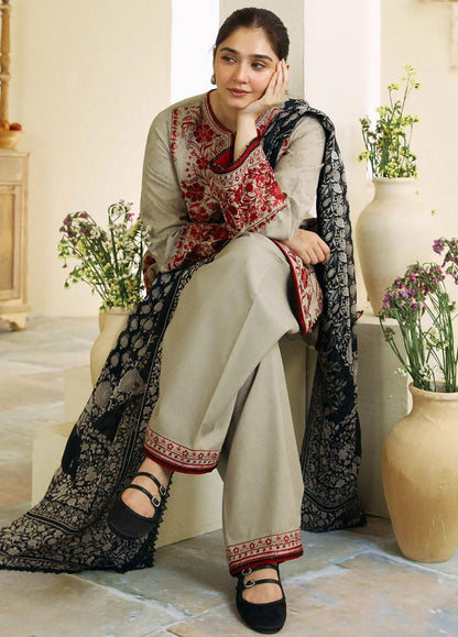 Embroidered 3 Piece Dhanak - Ready To Ship