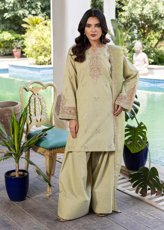 Farshi Shalwar - Jaquard
