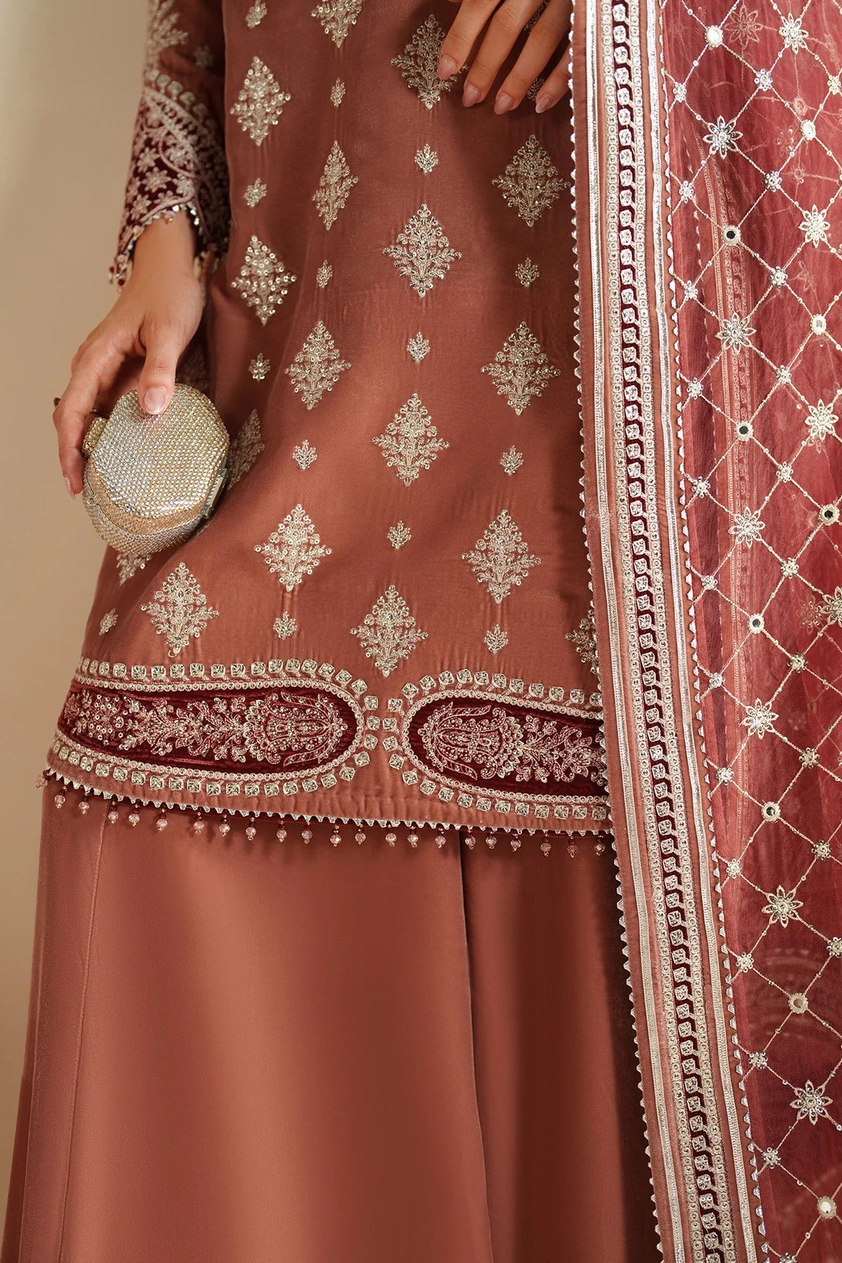 Embroidered Velvet Formal VVF D-3