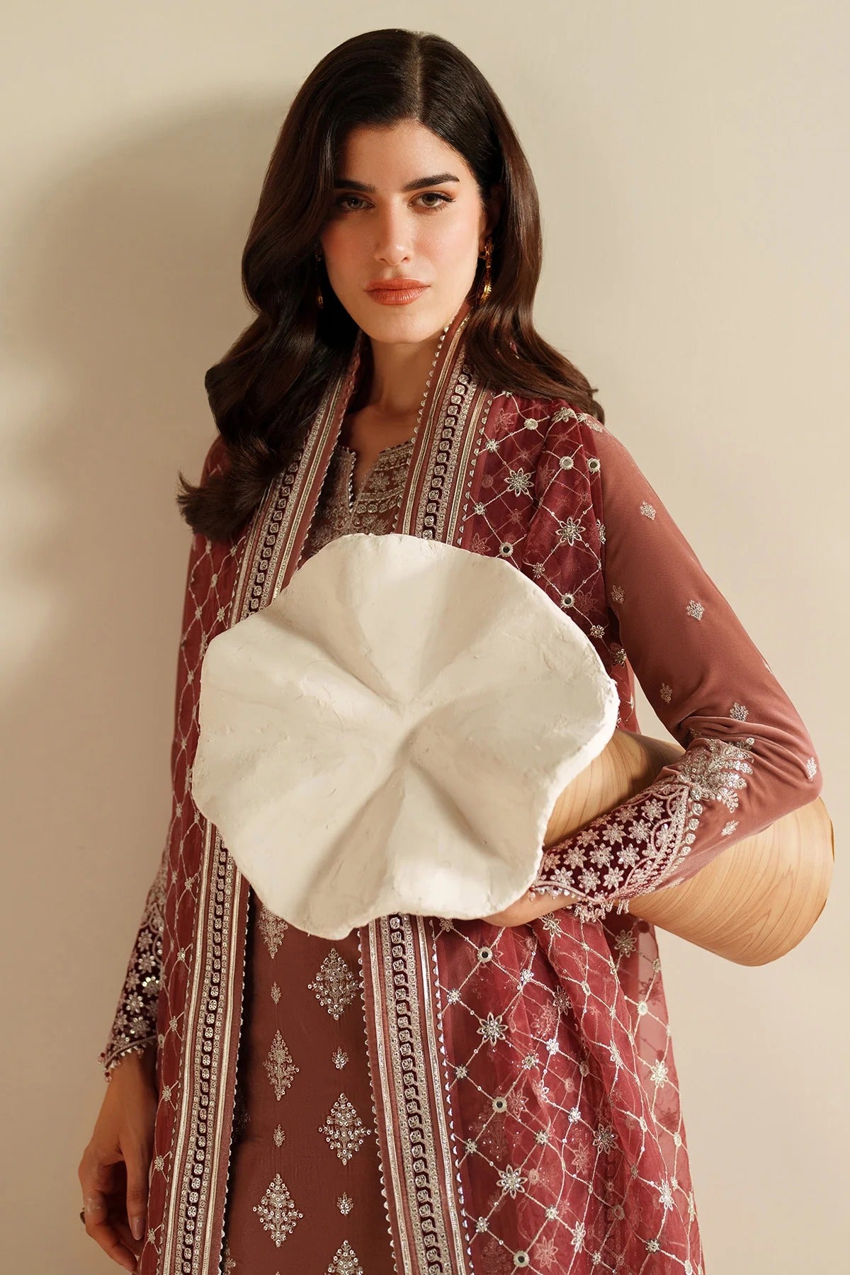 Embroidered Velvet Formal VVF D-3