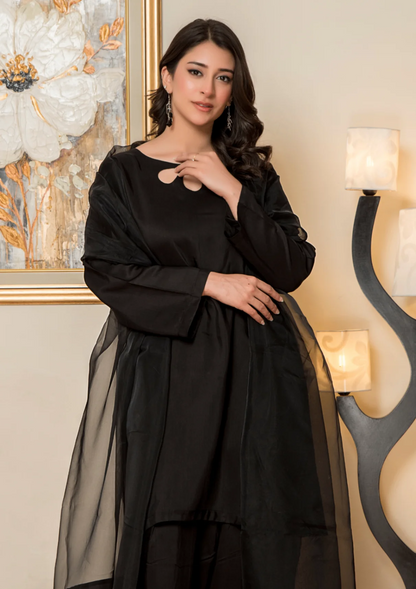 Raw Silk Farshi Shalwar Suit