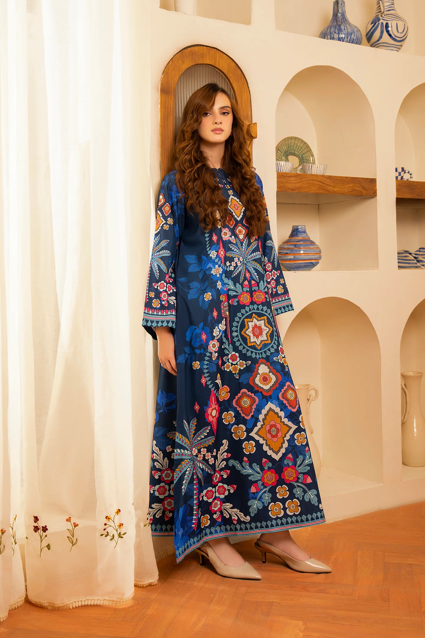 Printed Poly Cambric Set - Serenade