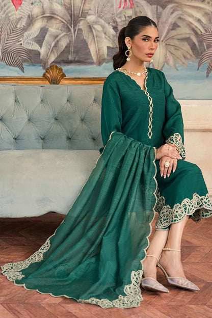 Emerald Green Silk Suit - Zeen