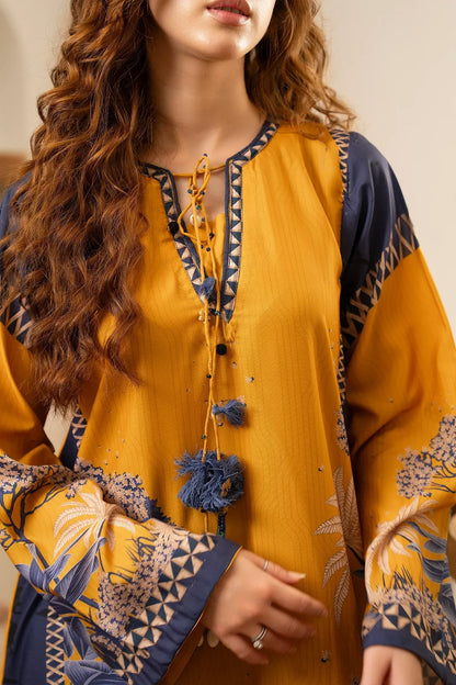 Printed Poly Cambric Set - Verdant Muse