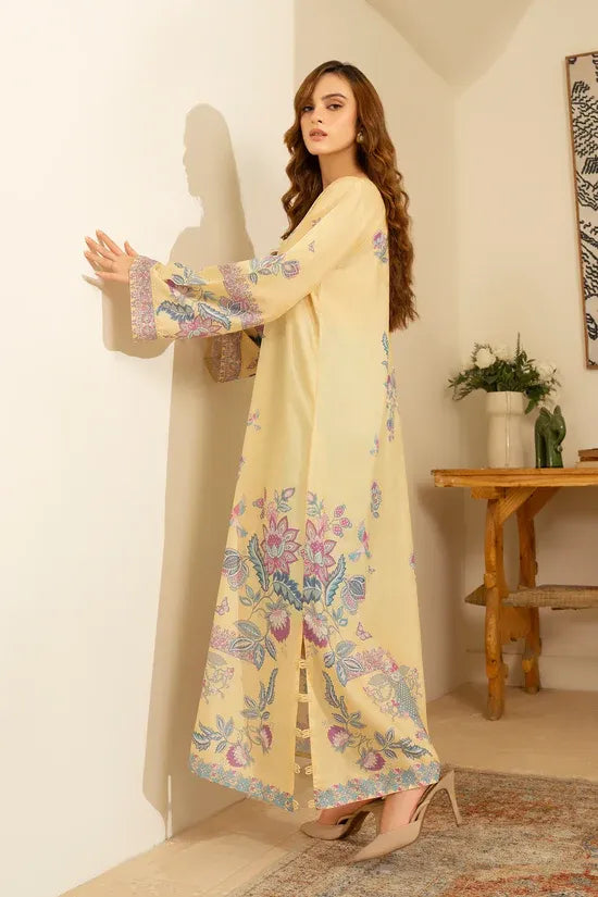 Printed Poly Cambric Set - Midnight Reverie