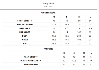 3 Piece Luxury - Ivory Glow